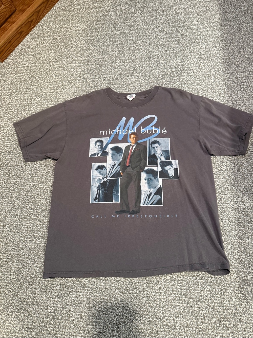 Vintage Michael Buble Call Me Irresponsible Tour Shirt